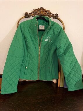 The OTB Outdoor Cannon Beach Quilted Green Women's Jacket